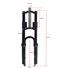 A20 Pro Double Shoulder Hydraulic Adjustable Fork 685mm 