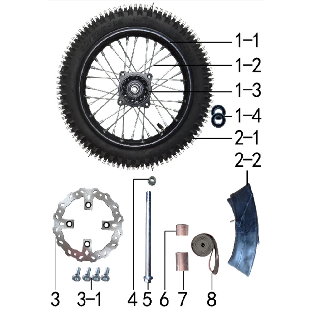 FRONT WHEEL ASSY