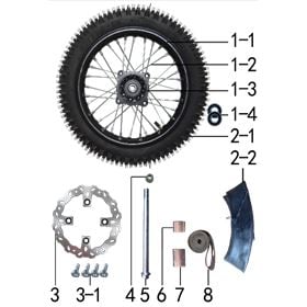 FRONT WHEEL ASSY