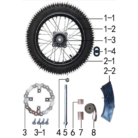 FRONT WHEEL ASSY