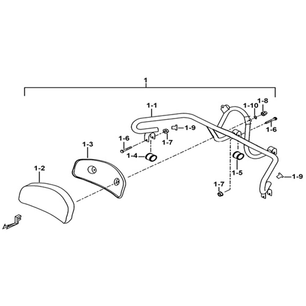 ARMREST SEAT BACK CUSHION