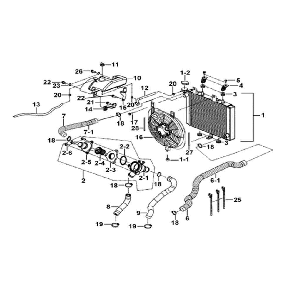 RADIATOR ASSY.、COOLING FAN