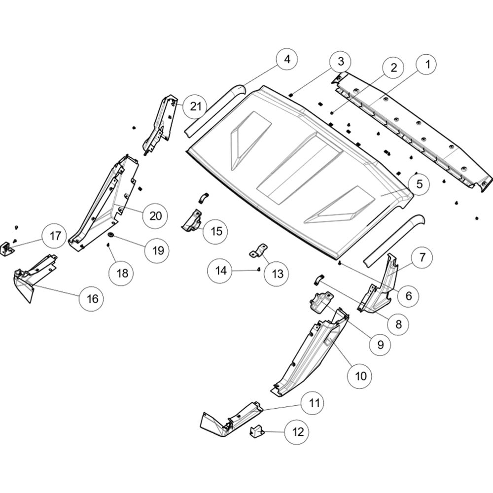 ROOF AND EXTERNAL PLASTIC PARTS