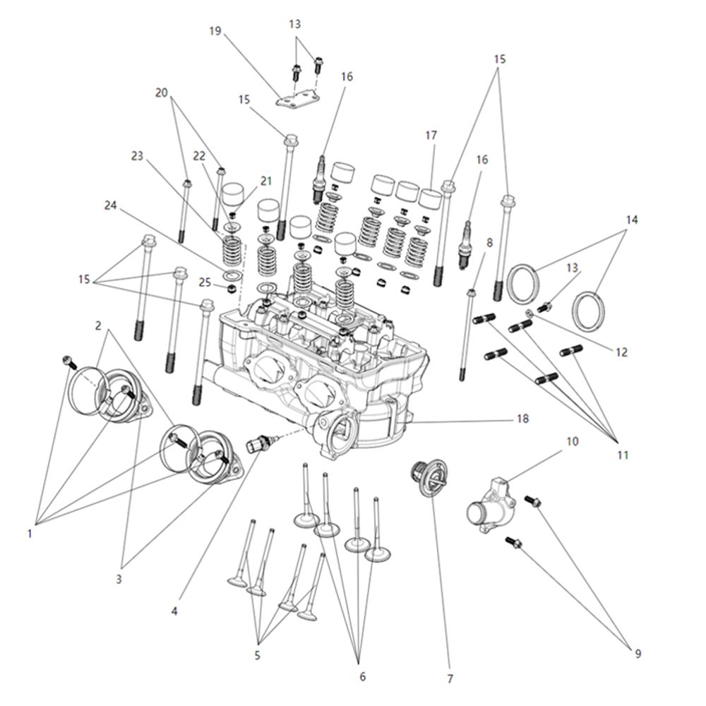 CYLINDER HEAD SUB - ASSEMBLY