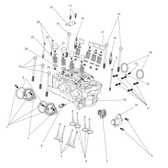 CYLINDER HEAD SUB - ASSEMBLY