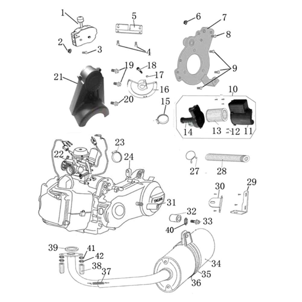 EXHAUST & AIR FILTER