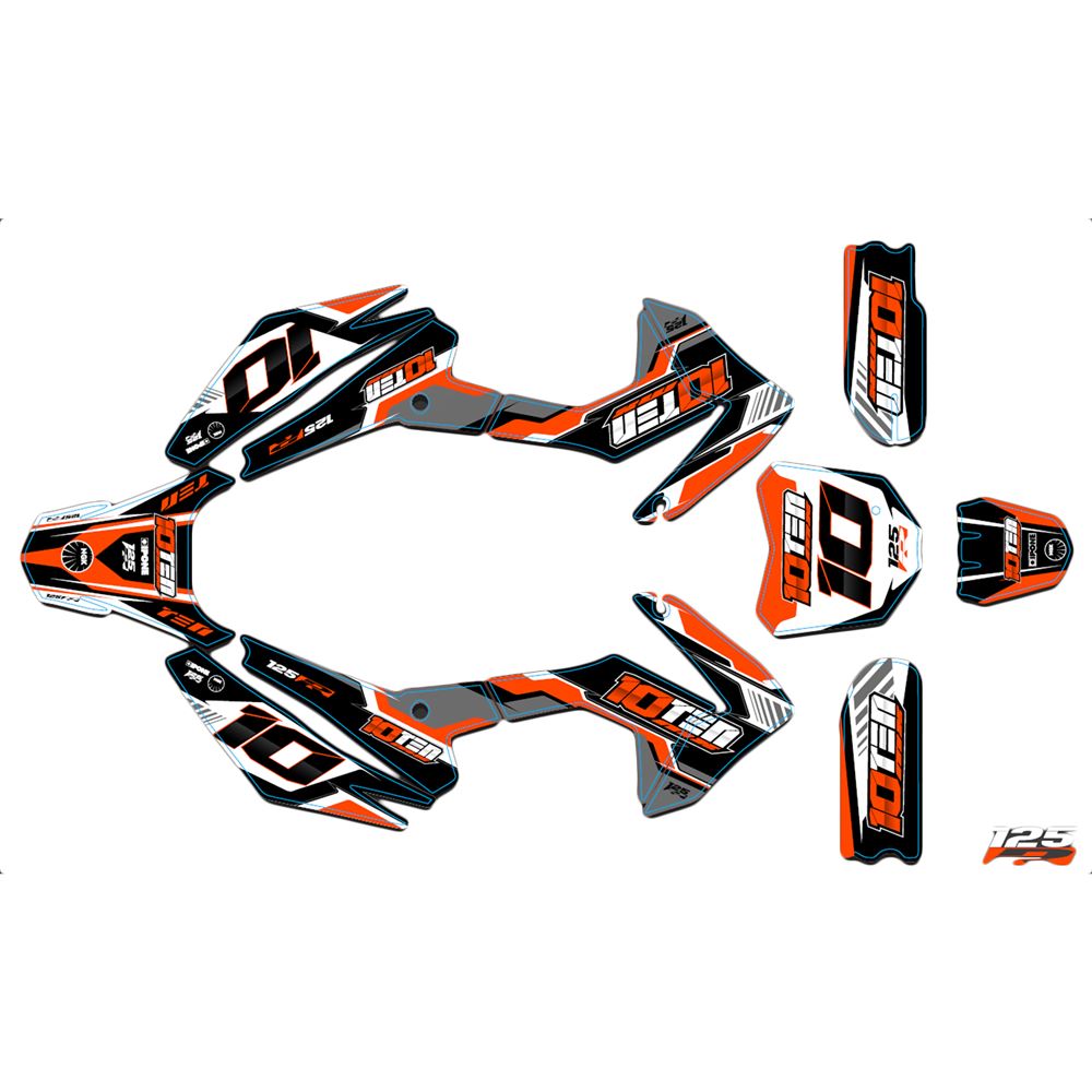125R Black & Orange 2021