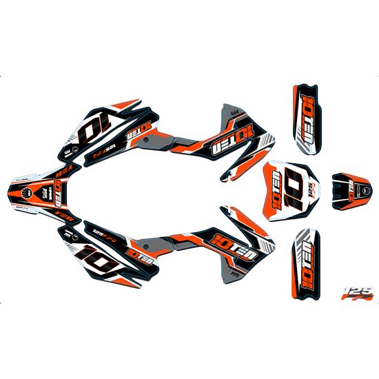 125R Black & Orange 2021