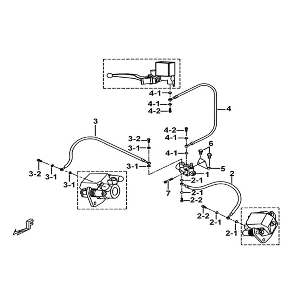 FRONT BRAKE DISTRIBUTOR