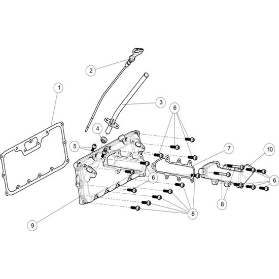UPPER CRANKCASE COVER SUB-ASSY