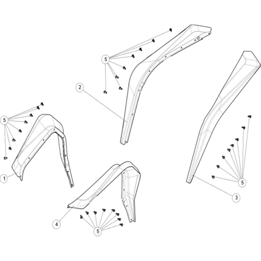 Widened mudguard