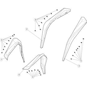 Widened mudguard