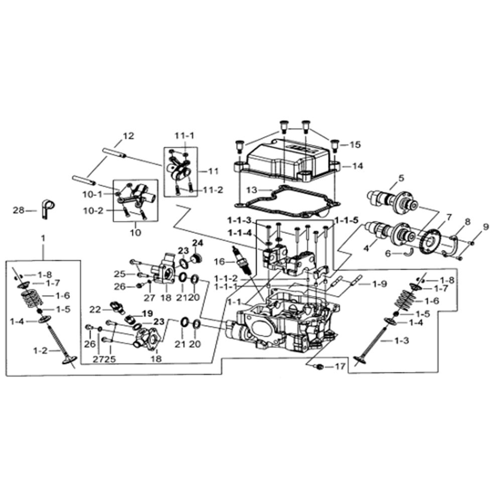 HEAD ASSY, CYLINDER (1)