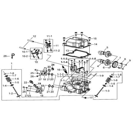 HEAD ASSY, CYLINDER (1)