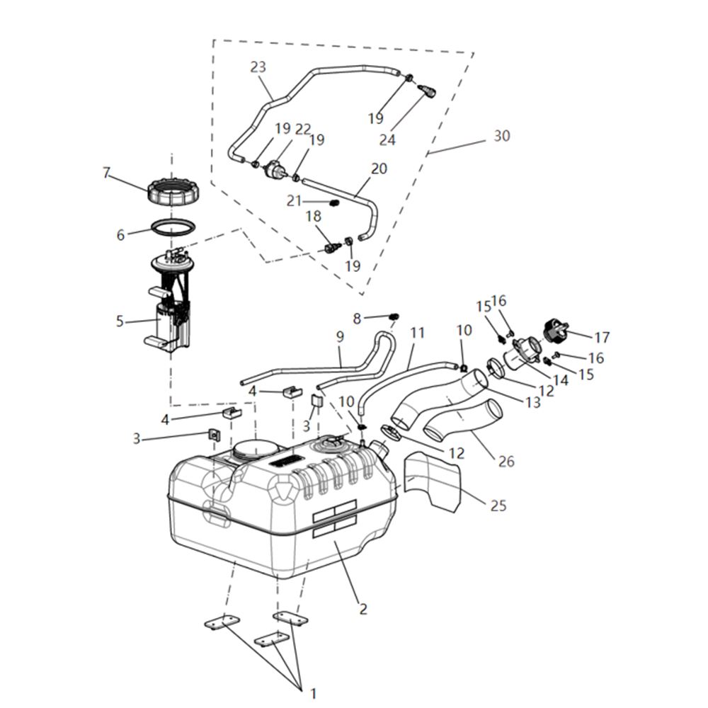 FUEL TANK ASSY