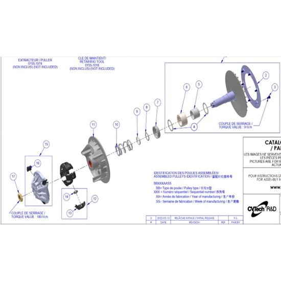 CVTech Drive Pulley