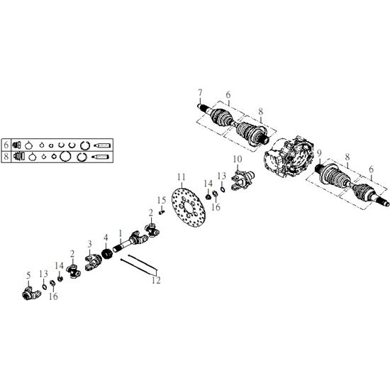 REAR TRANSMISSION NEW