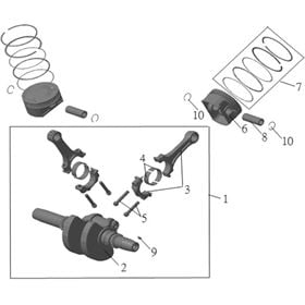 Crankshaft, Piston