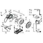 MOTOR STARTING、FLYWHEEL MAGNETO、ECU
