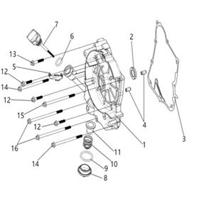 Crankcase Cover Assy, Right