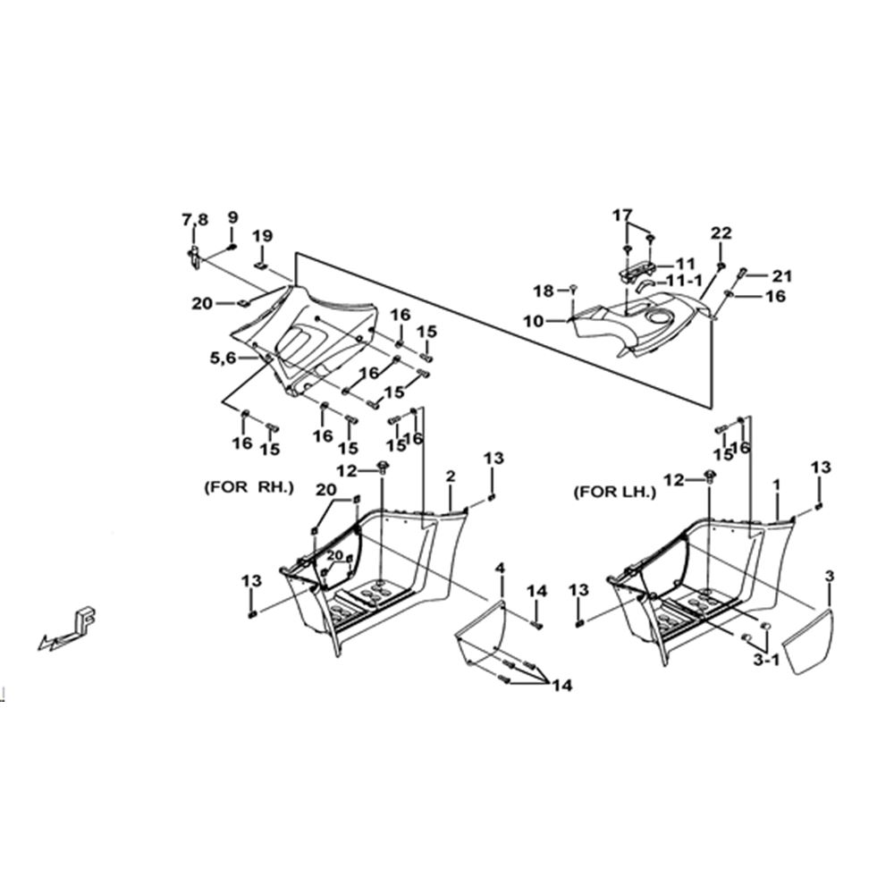 FOOTBOARD & TANK PLASTICS