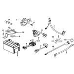 BATTERY, HORN, RELAY, RECTIFIER