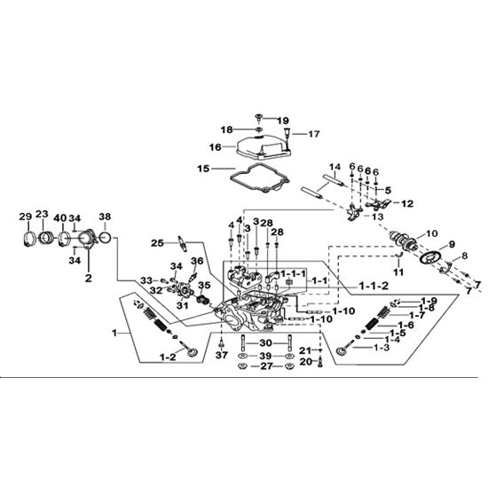 HEAD ASSY, CYLINDER