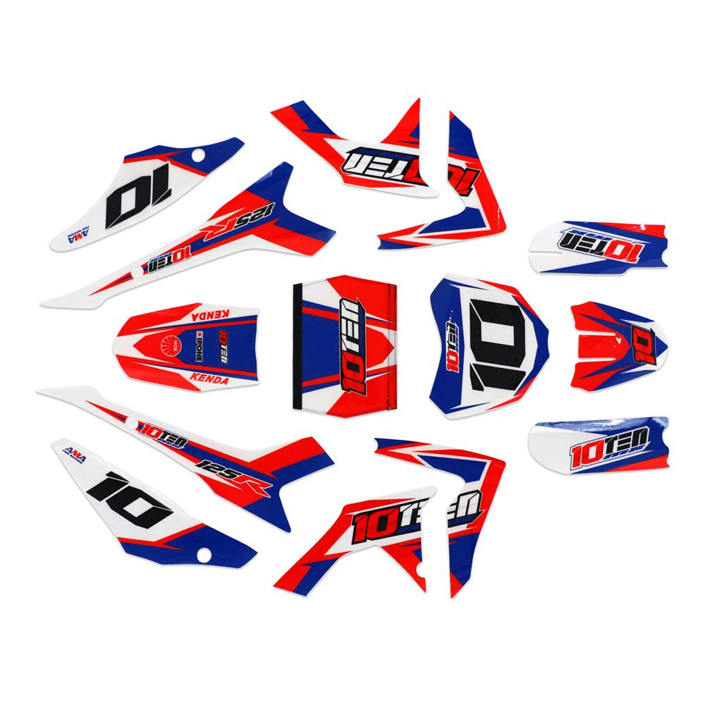 125R STICKER SET