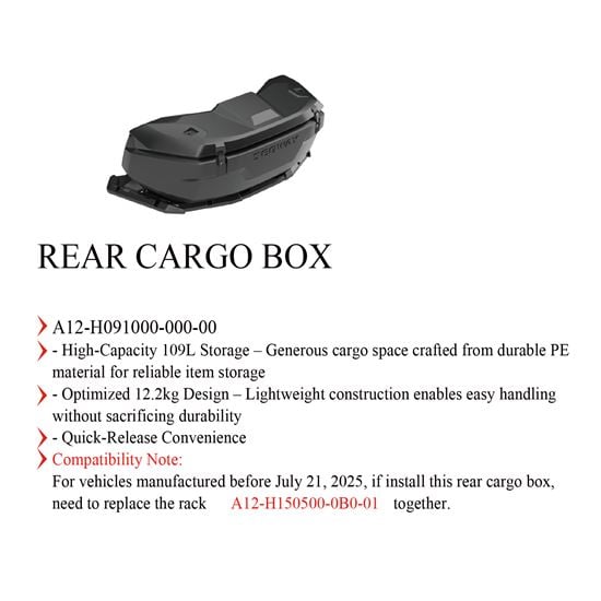 AT10 REAR CARGO BOX