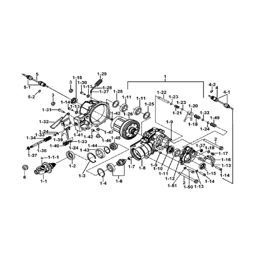 FRONT DIFFERENTIAL ASSY.(LOCK)