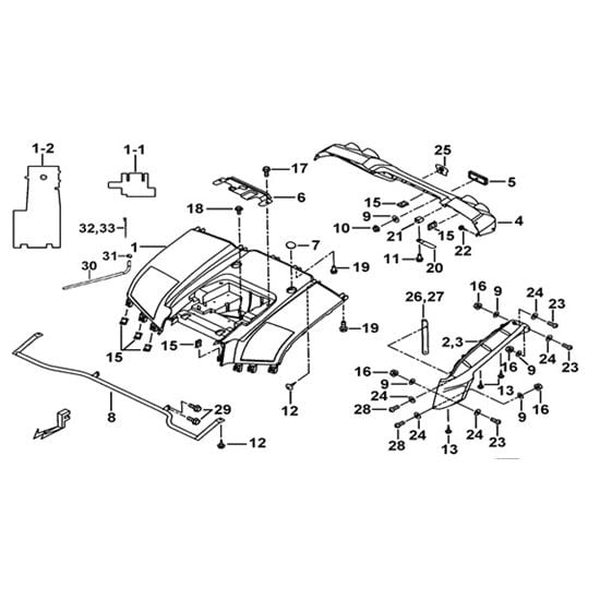 REAR BODY COVER