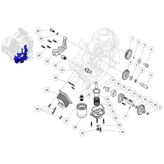 OIL PUMP DRIVE GEARS