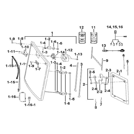 WINDSHIELD, WIPER ASSEMBLY (OPTION)