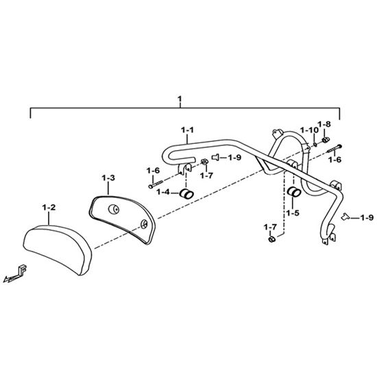 ARM REST SEAT BACK CUSHION