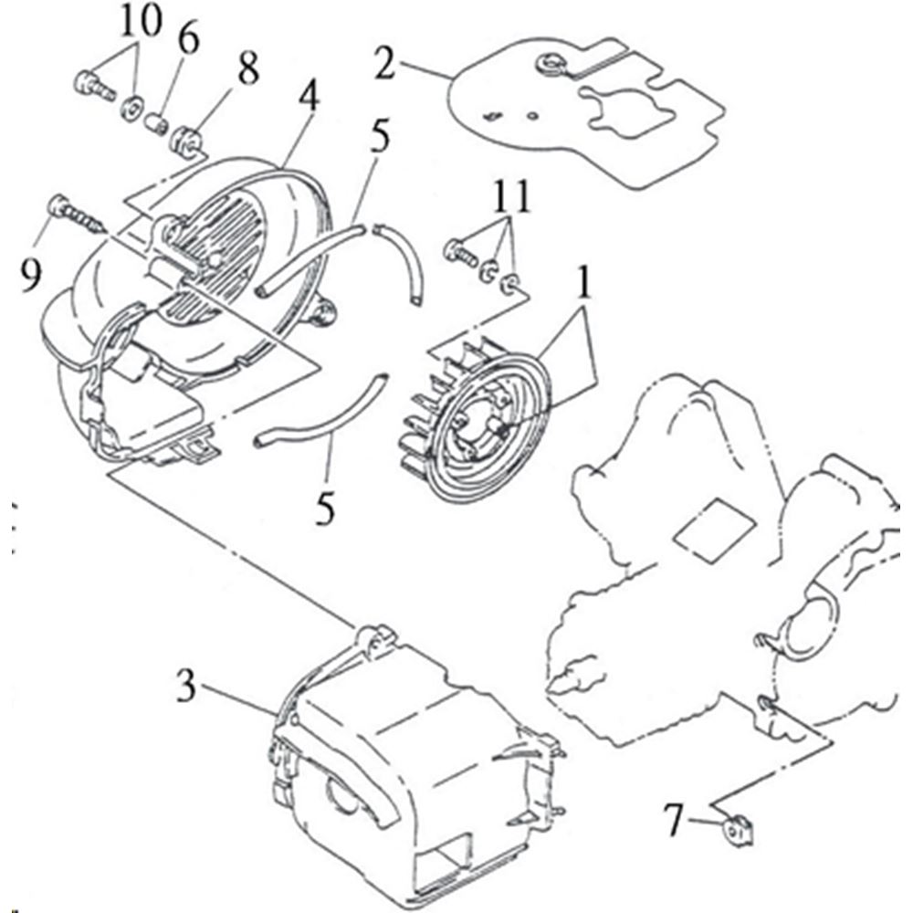 AIR SHROUD & FAN