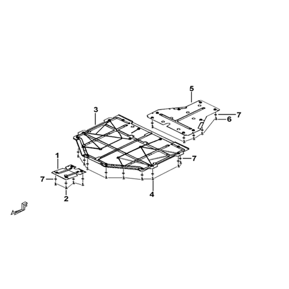 SKID PLATE (PLASTIC)