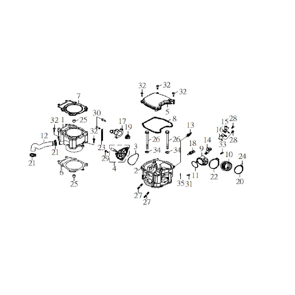 CYLINDER, CYLINDER HEAD