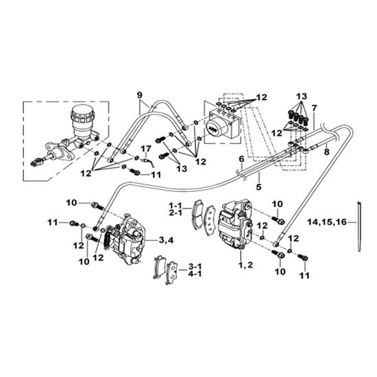 BRAKE SYSTEM (FOR ABS)