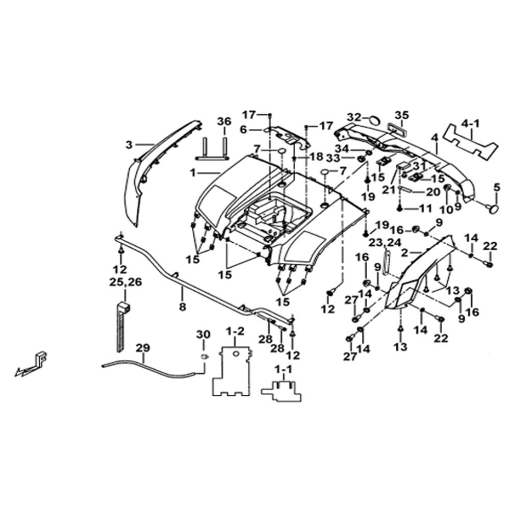 REAR BODY COVER