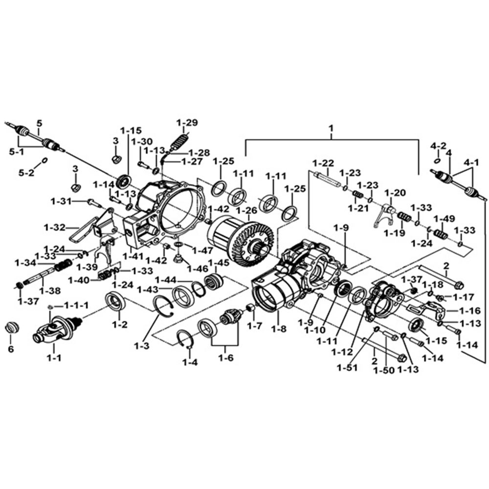 FRONT DIFFERENTIAL ASSY
