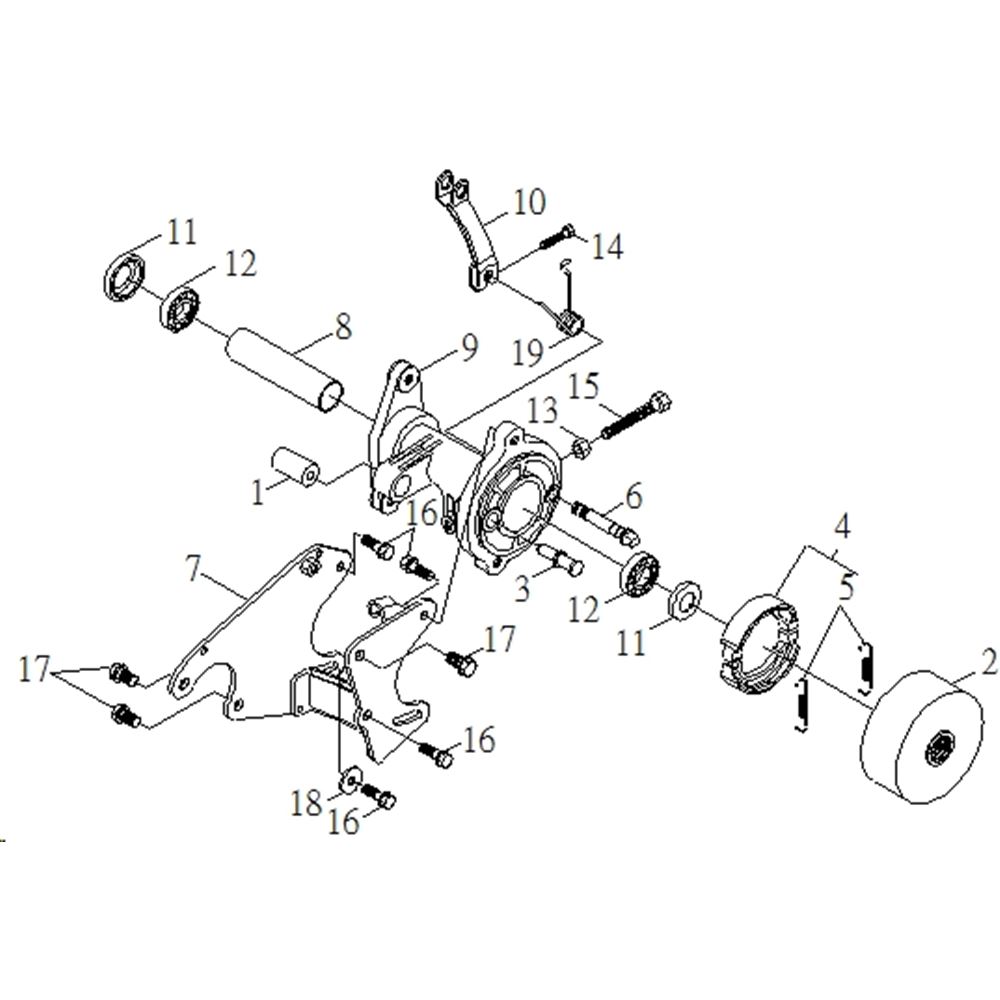 REAR HUB & BRAKE