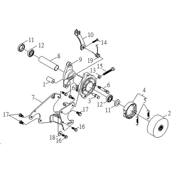 REAR HUB & BRAKE