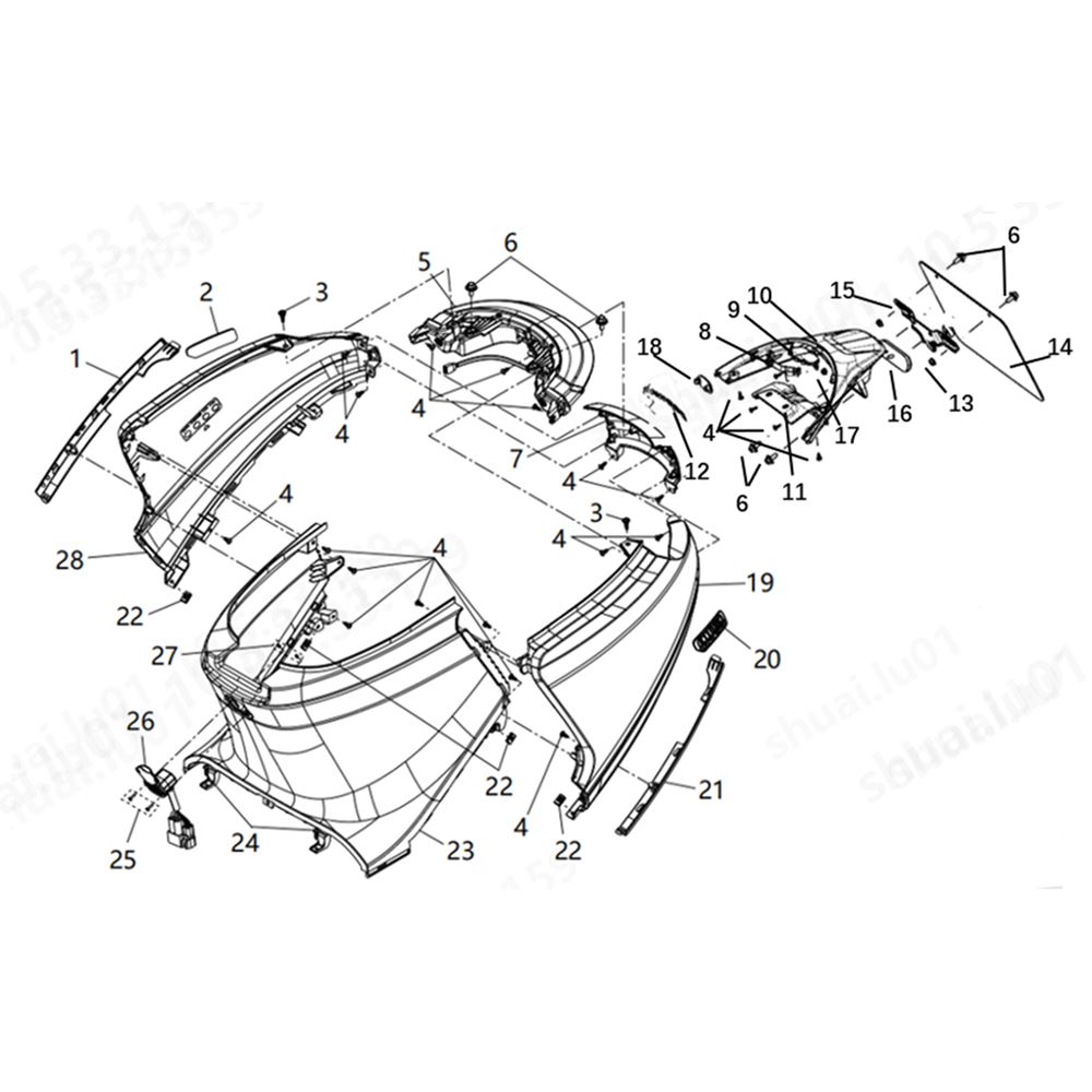 Seat Bucket Panels