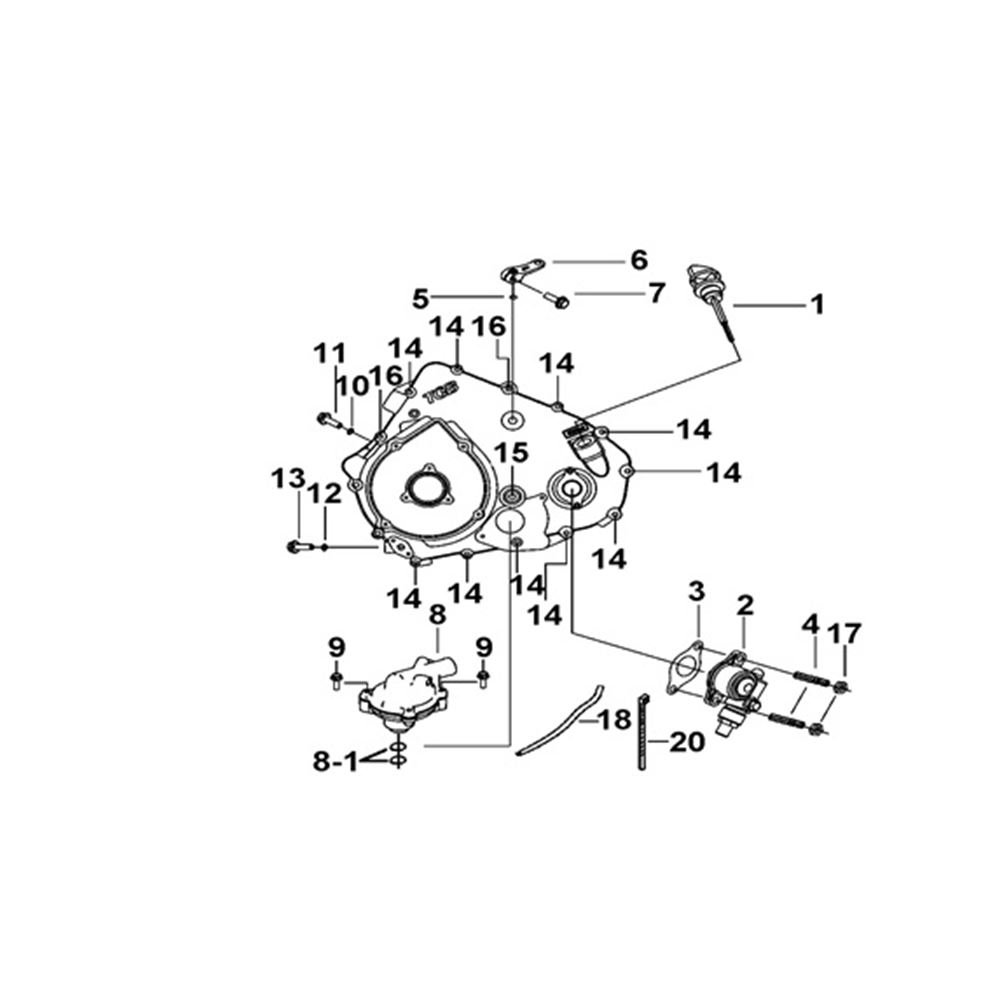 L CRANKCASE COVER 2