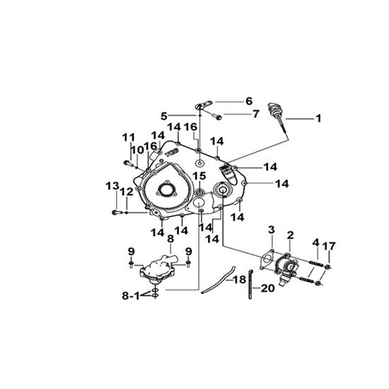 L CRANKCASE COVER 2