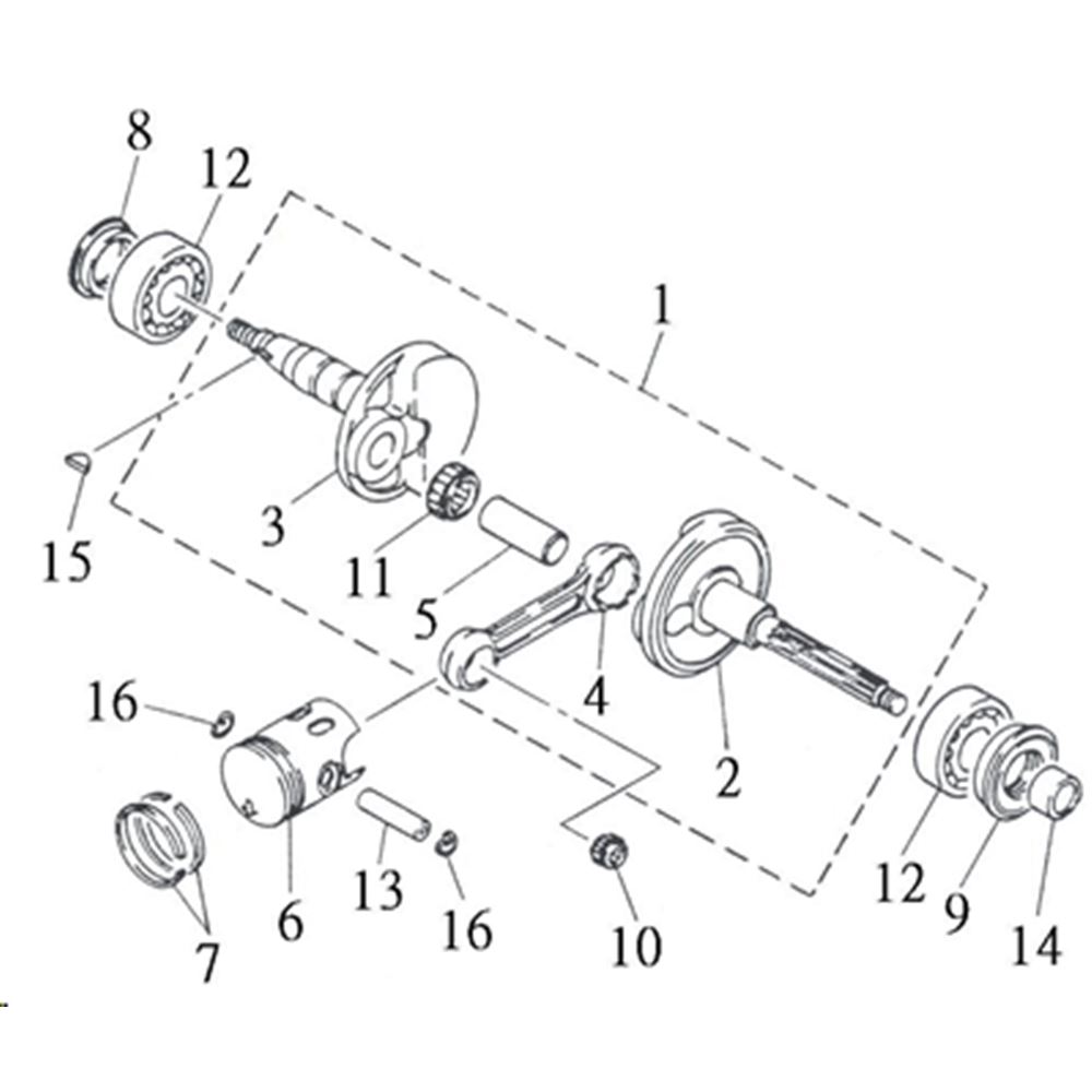 CRANKSHAFT & PISTON