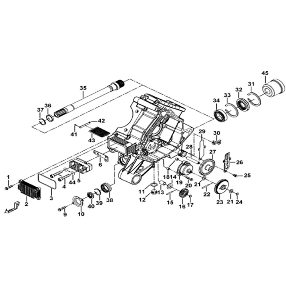 CRANKCASE LH.
