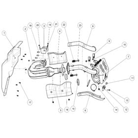 DOUBLE LAYER EXHAUST SYSTEM ASSEMBLY