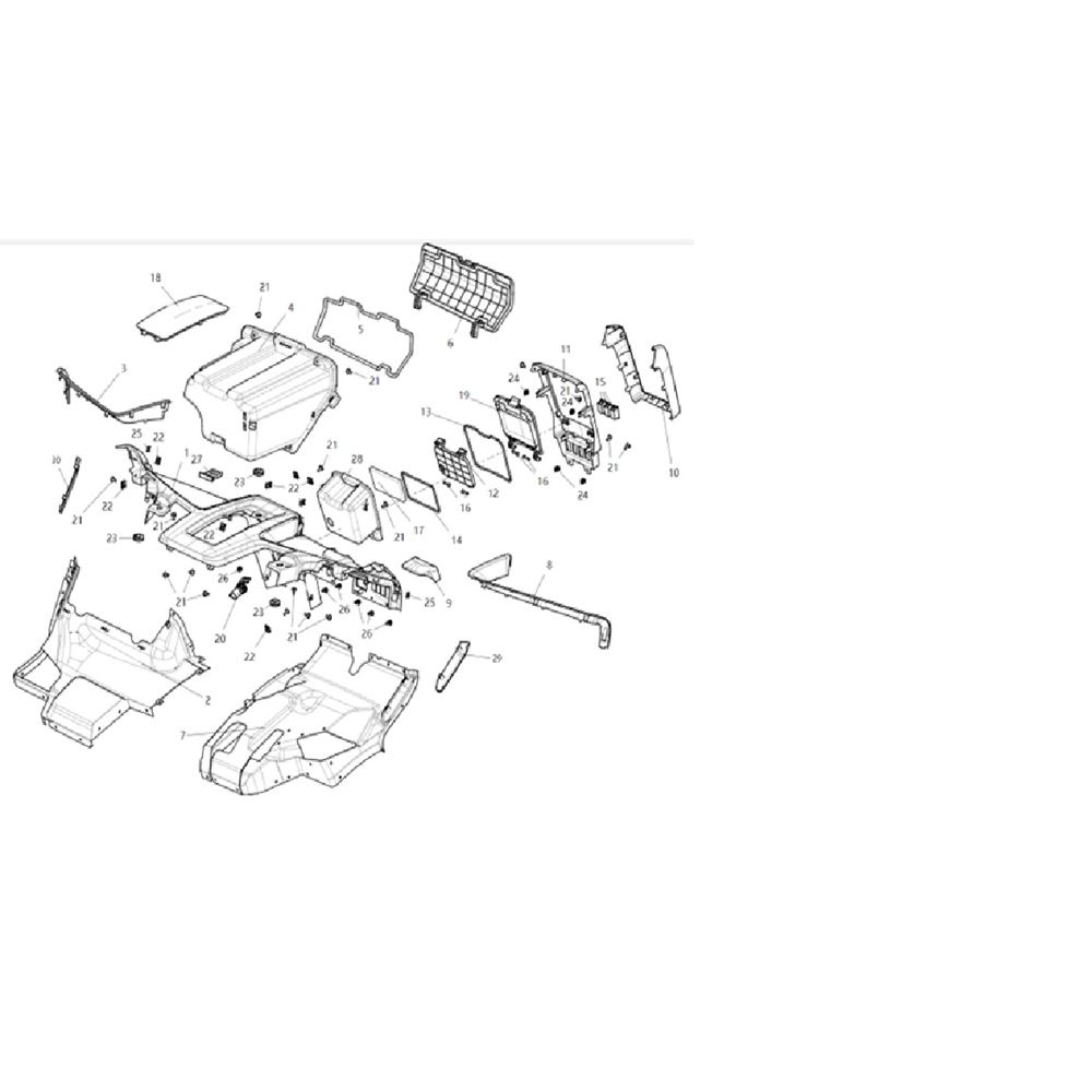 INTERNAL RUBBER AND PLASTIC PARTS