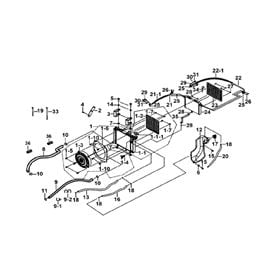 RADIATOR ASSY.、COOLING FAN (FOR EURO 4)